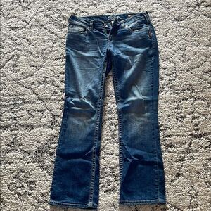 Silver Woman’s Jeans Blue Boot Cut Denim